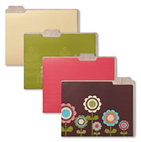 Play Date File Folders